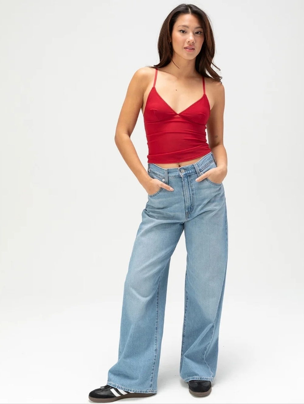 LEVI'S Cinch Baggy Jeans Invested Indigo Grunge Skater Size 30 Indie Sleeze Boho